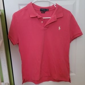 Polo style short sleeved shirt
